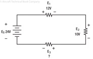 Figure 6-7. Determine the unknown voltage drop.