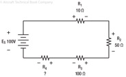 Figure 6-8. Determine the unknown voltage drop.