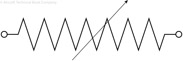 Figure 7-19. Rheostat schematic symbol.