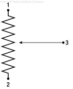 Figure 7-21. Potentiometer schematic symbol.