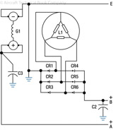 Figure 17-5. Wiring diagram of alternator-rectifier unit.